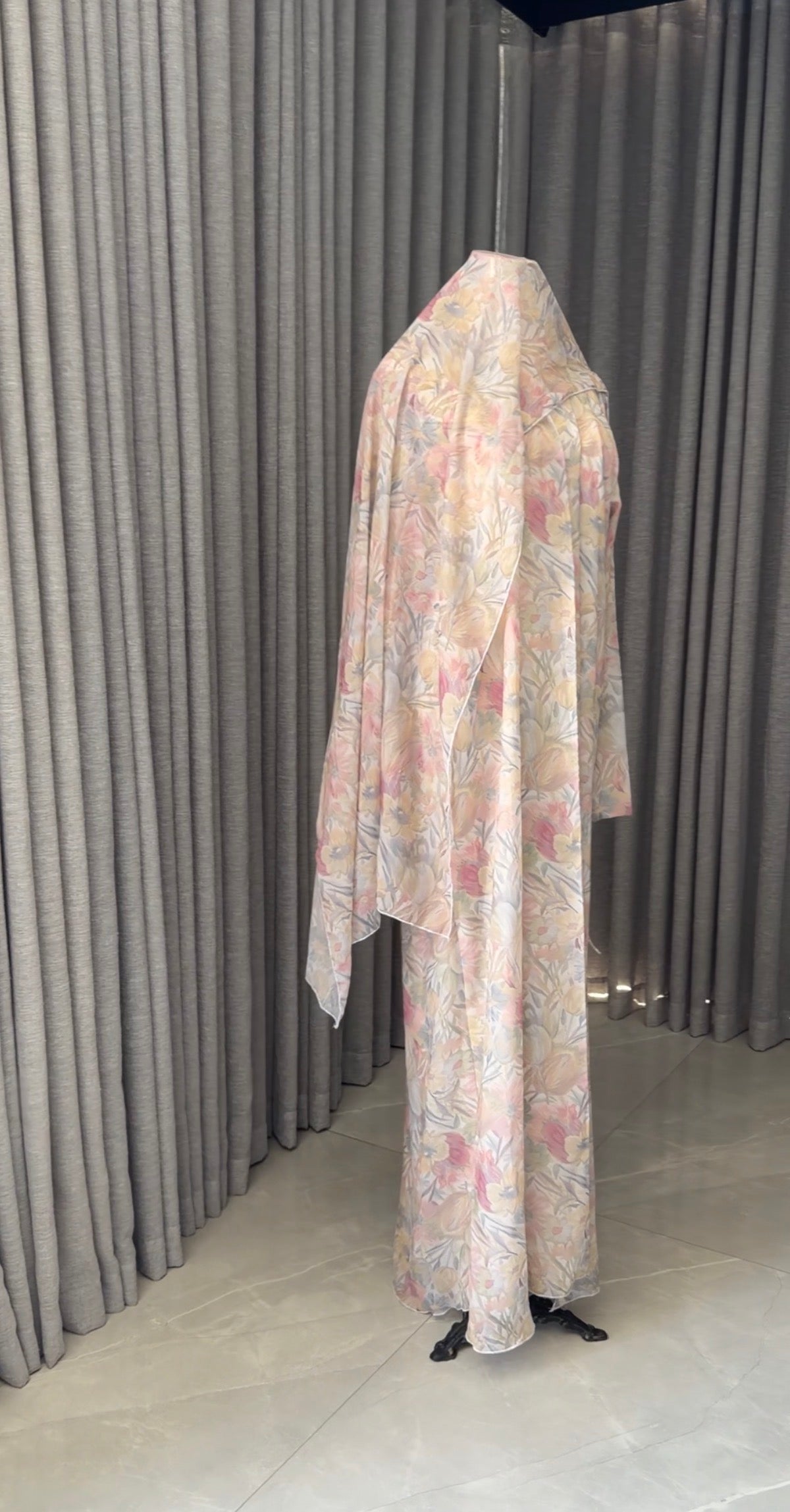 Soft Pastel Colour Abayah