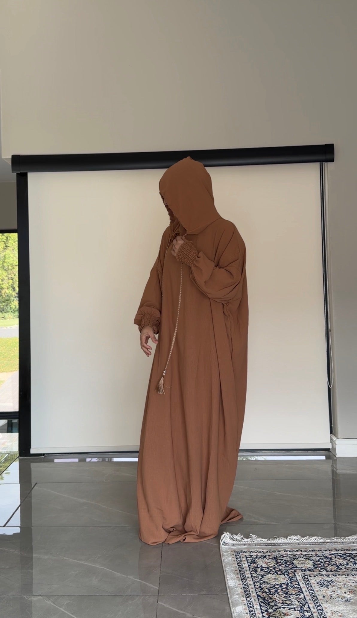 Brown burqa without dots