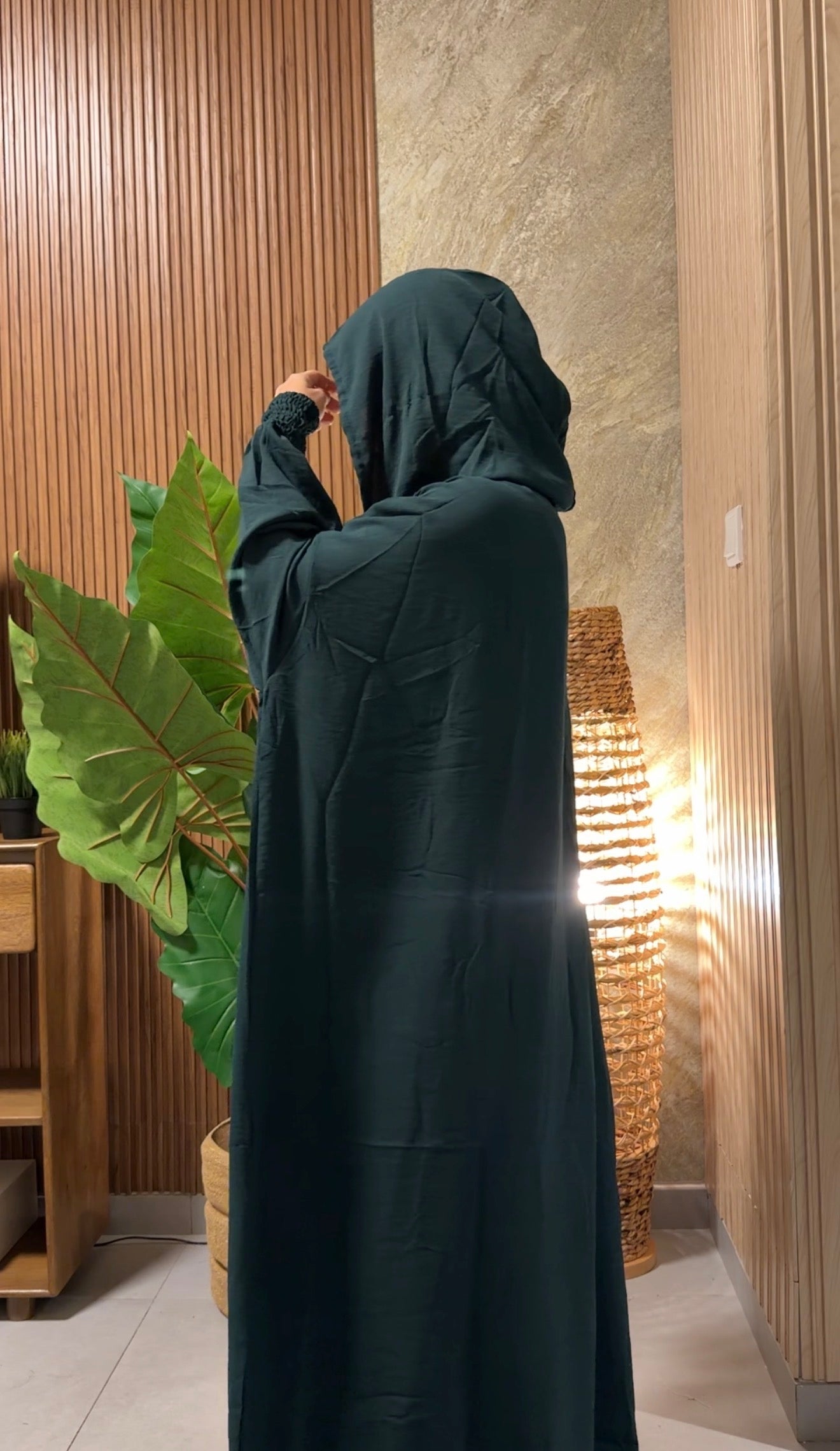Green burqa with no dots