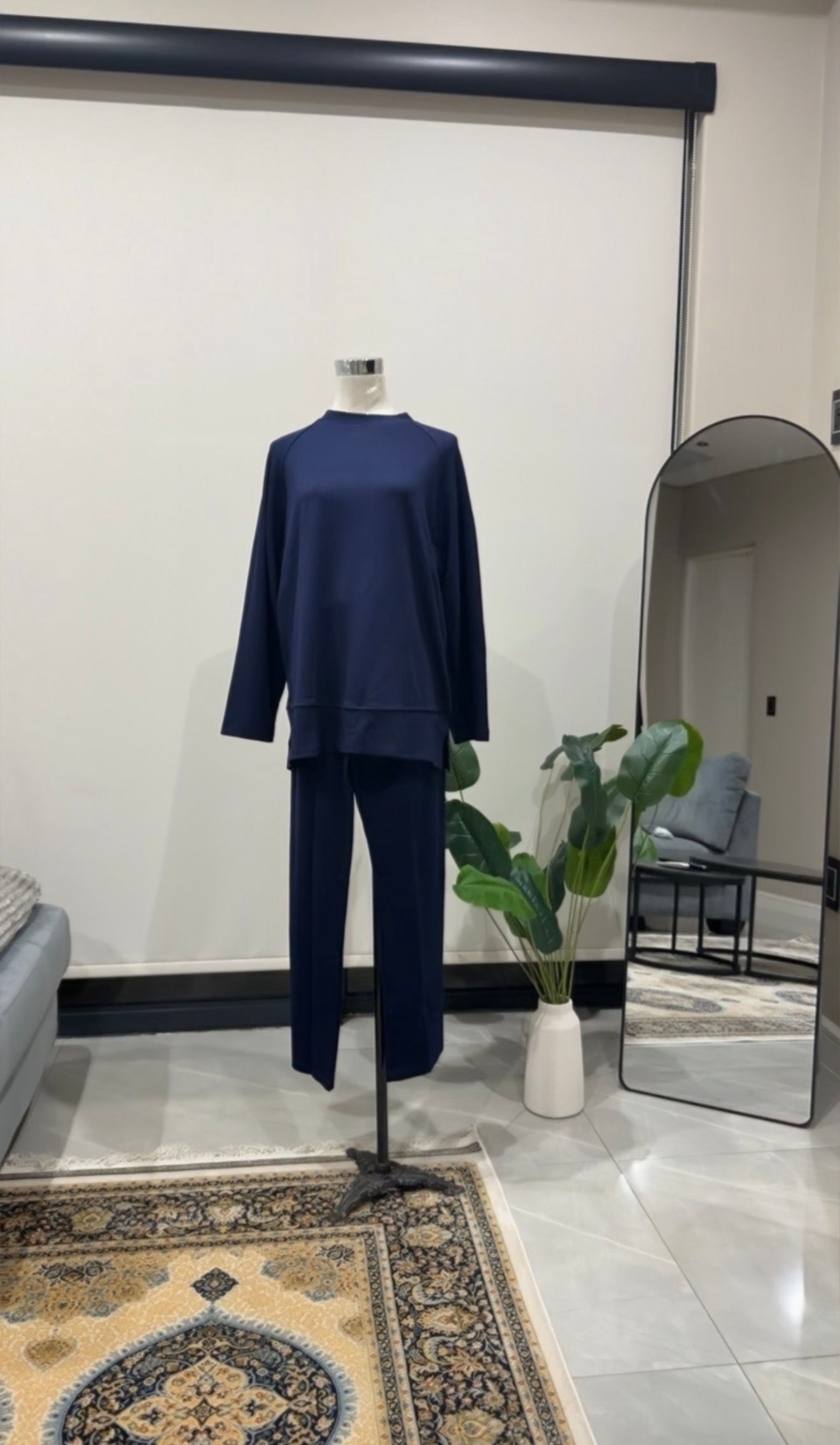 Navy Pant Set