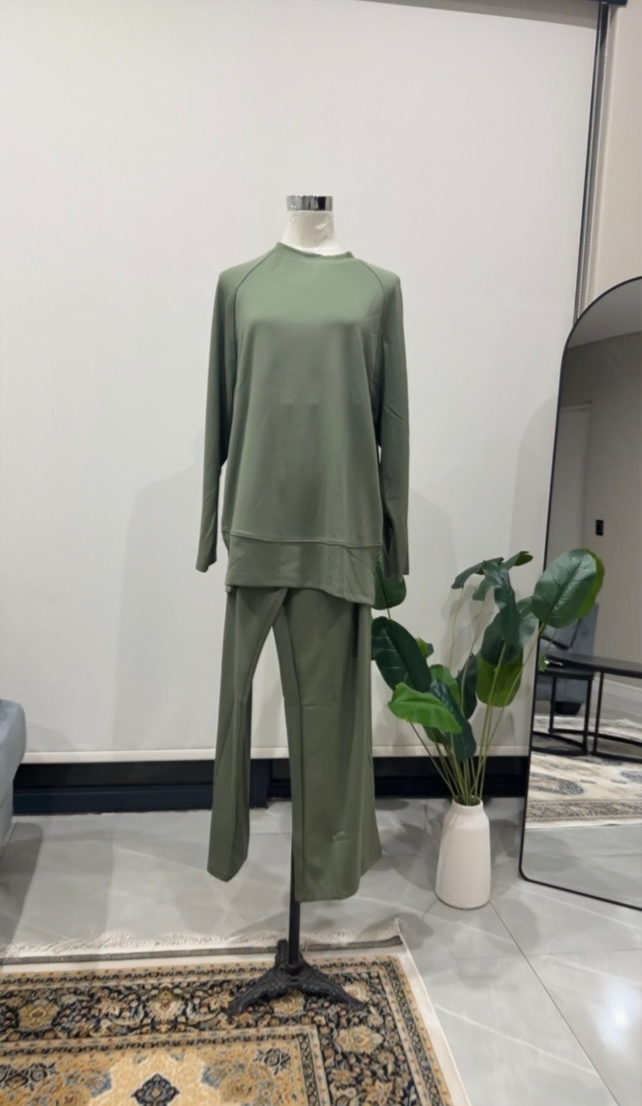 Green Pant Set