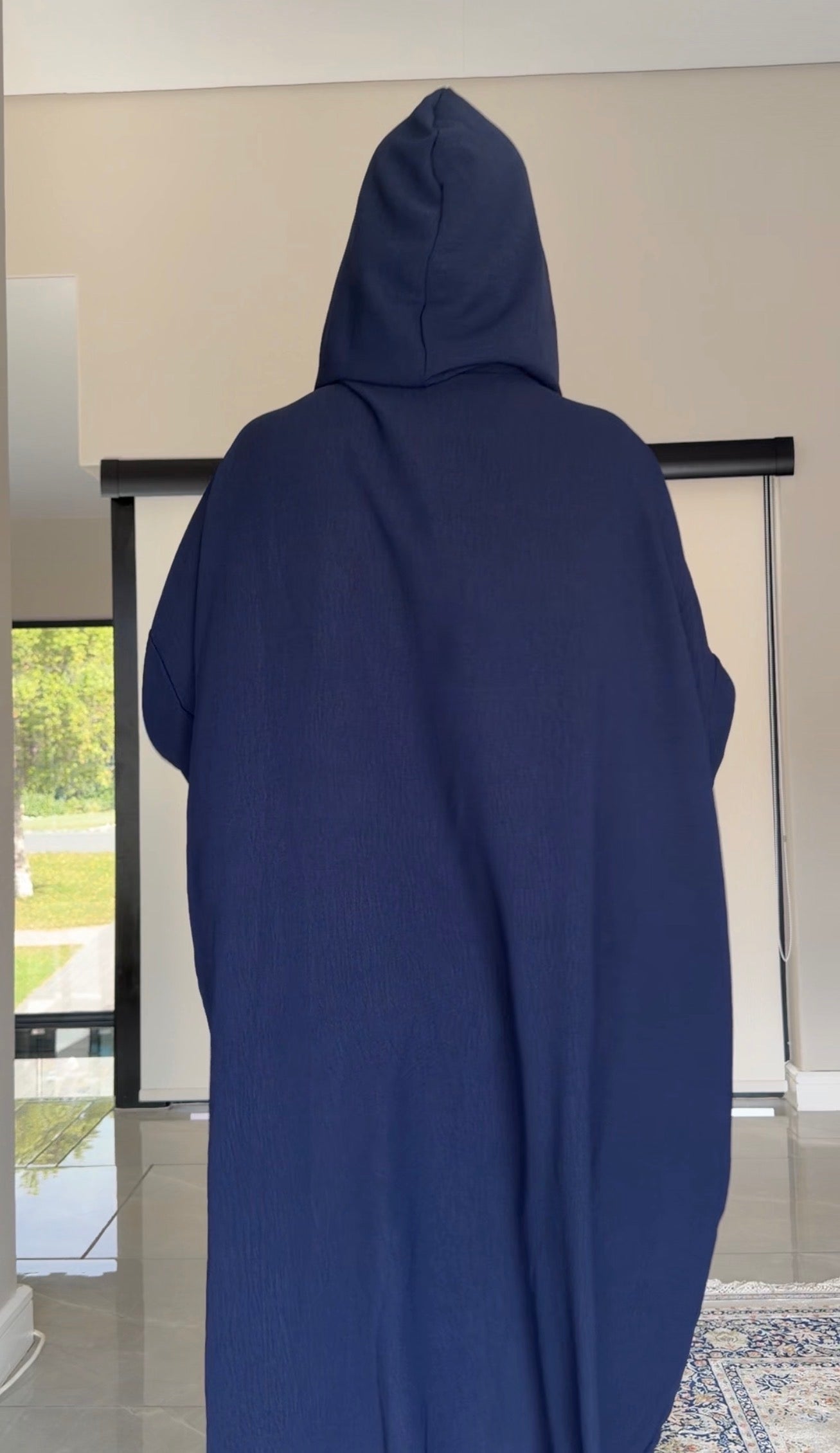 Navy burqa without dots