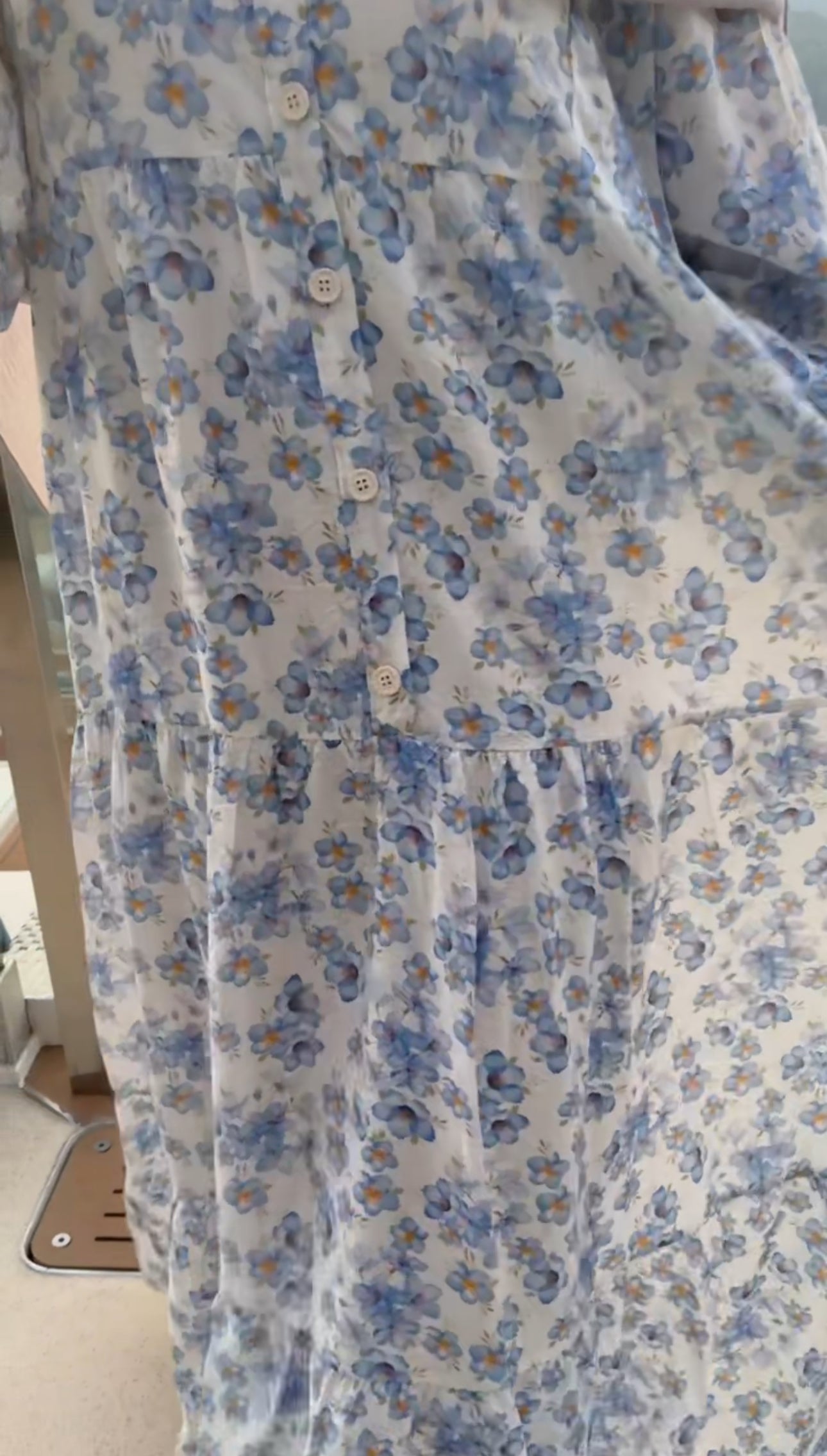 Blue Floral Dress