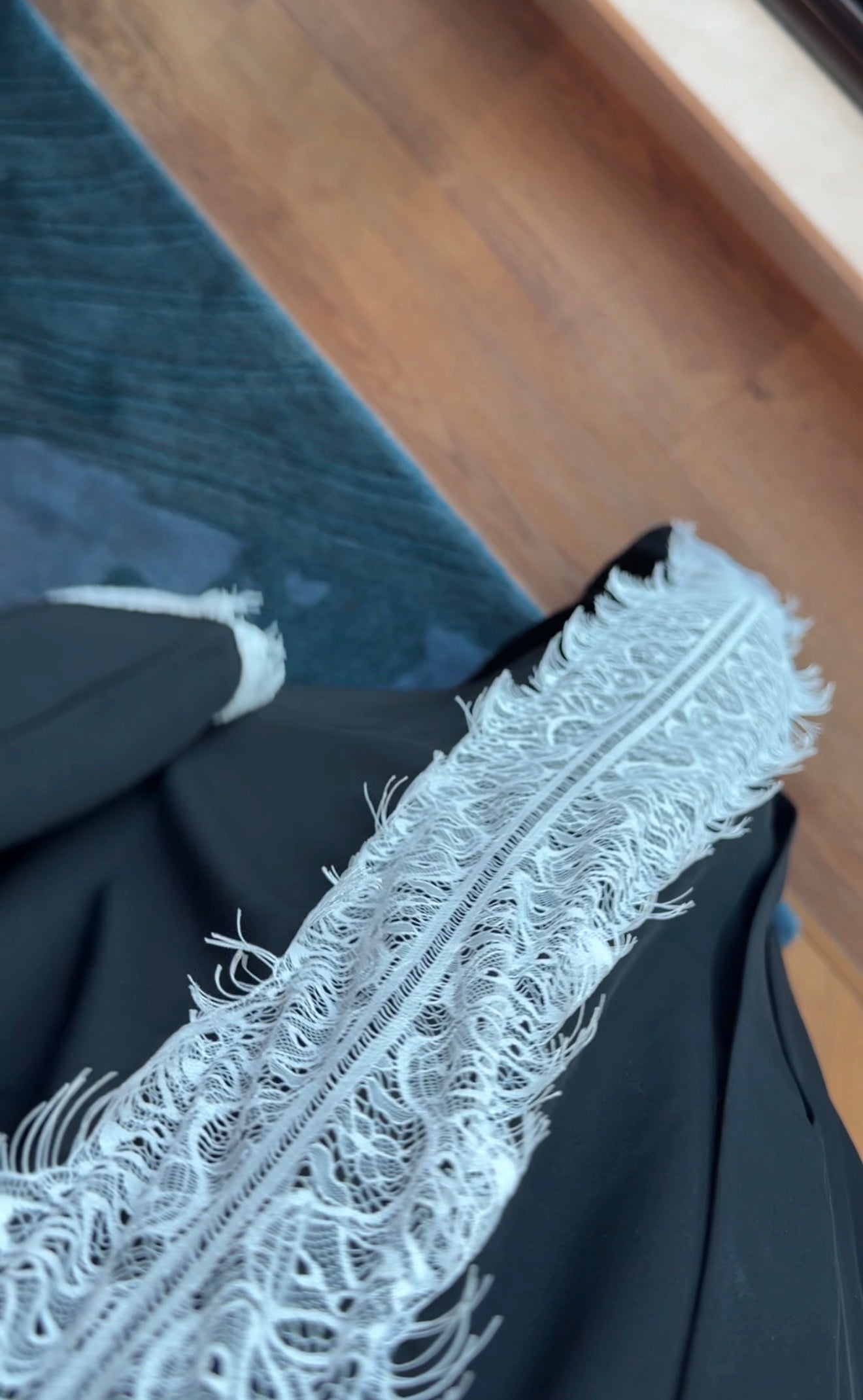 White Lace Abayah Style 2