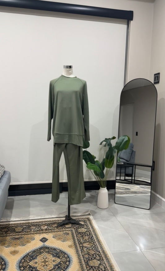 Green Pant Set