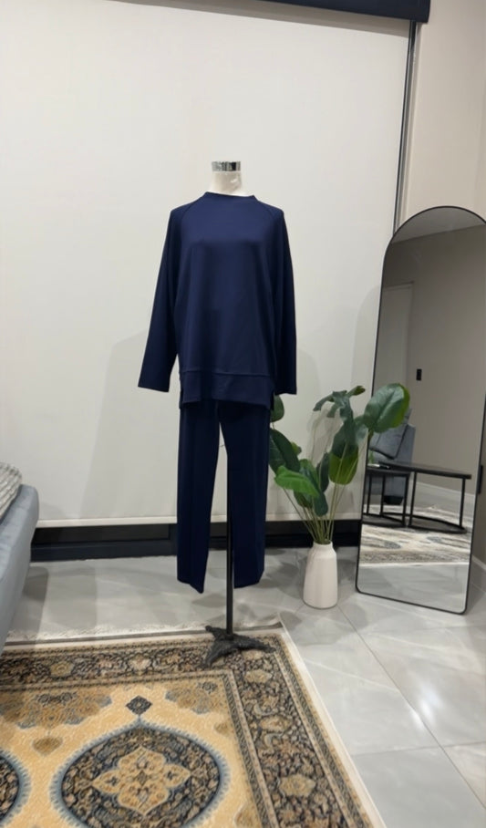 Navy Pant Set