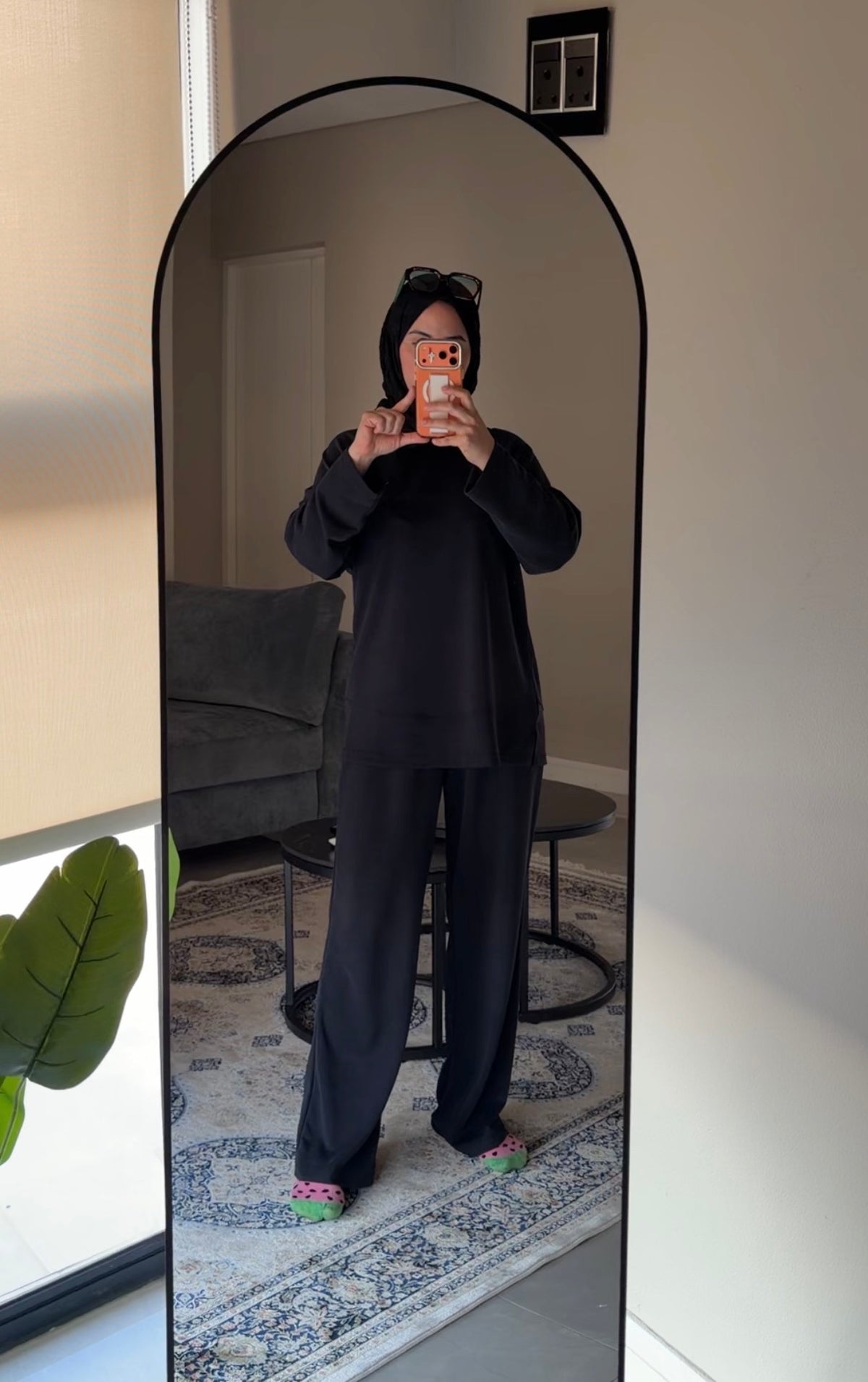 Dark Grey Pant Set
