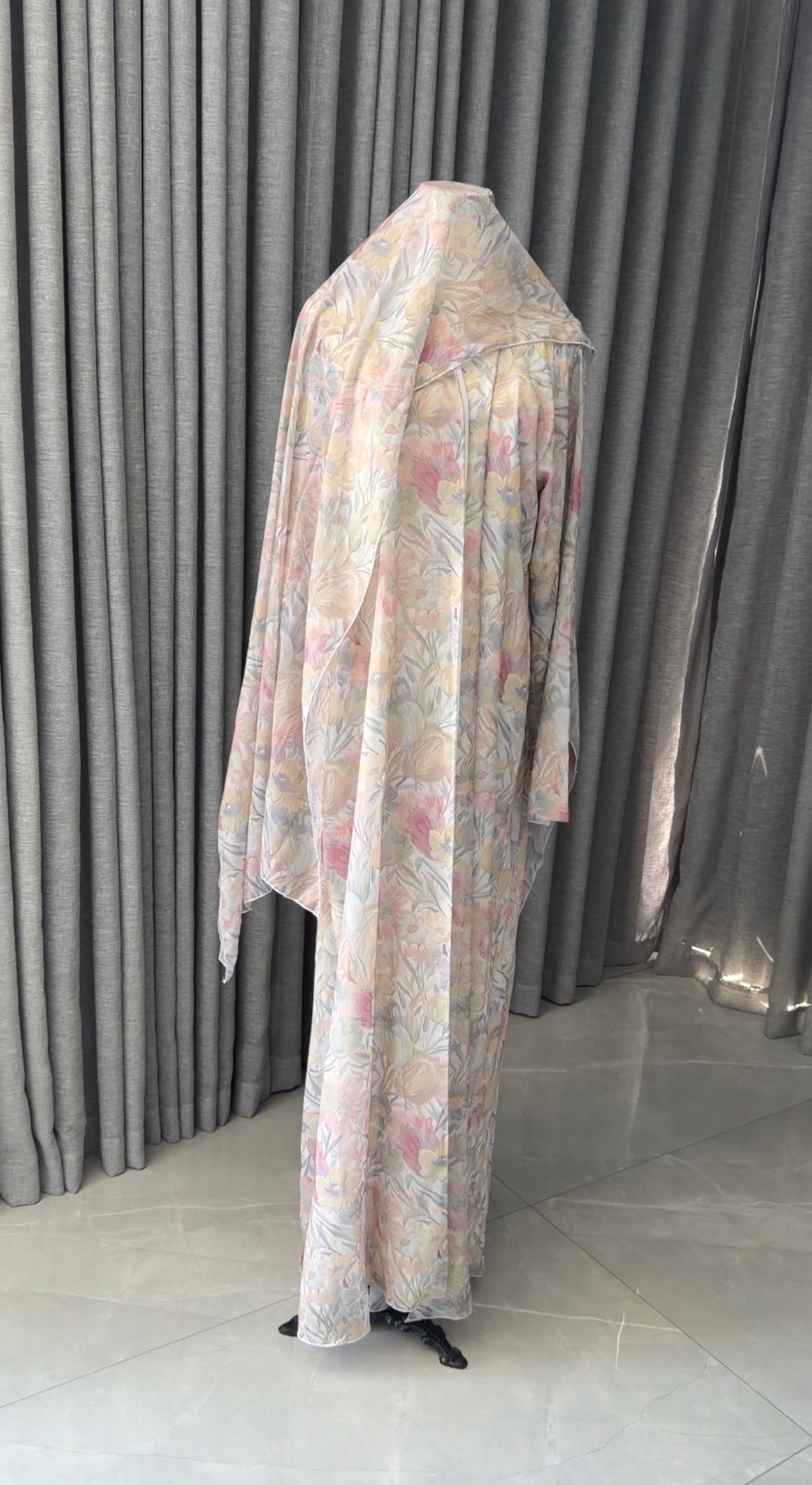 Soft Pastel Colour Abayah