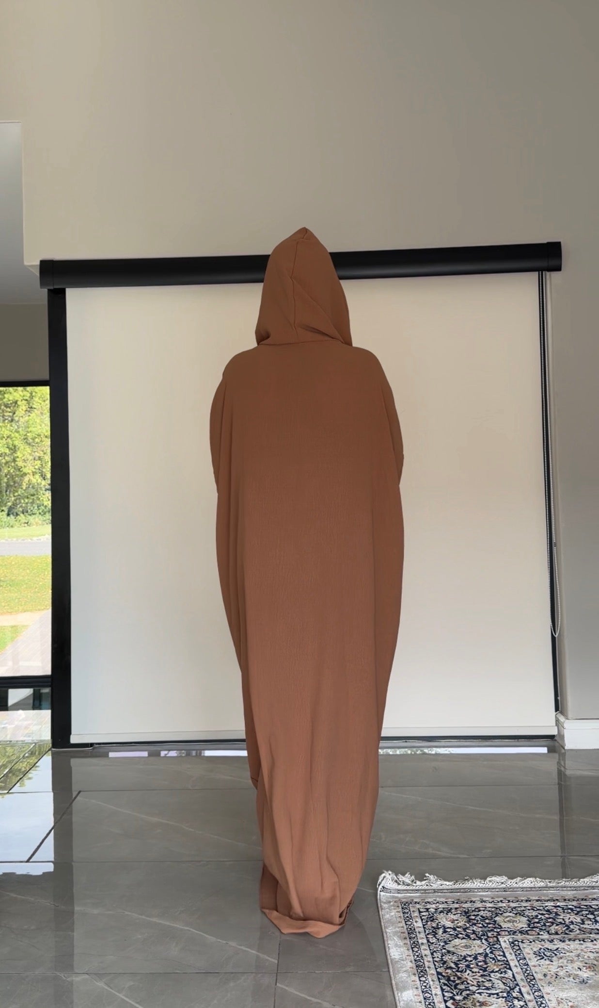Brown burqa without dots