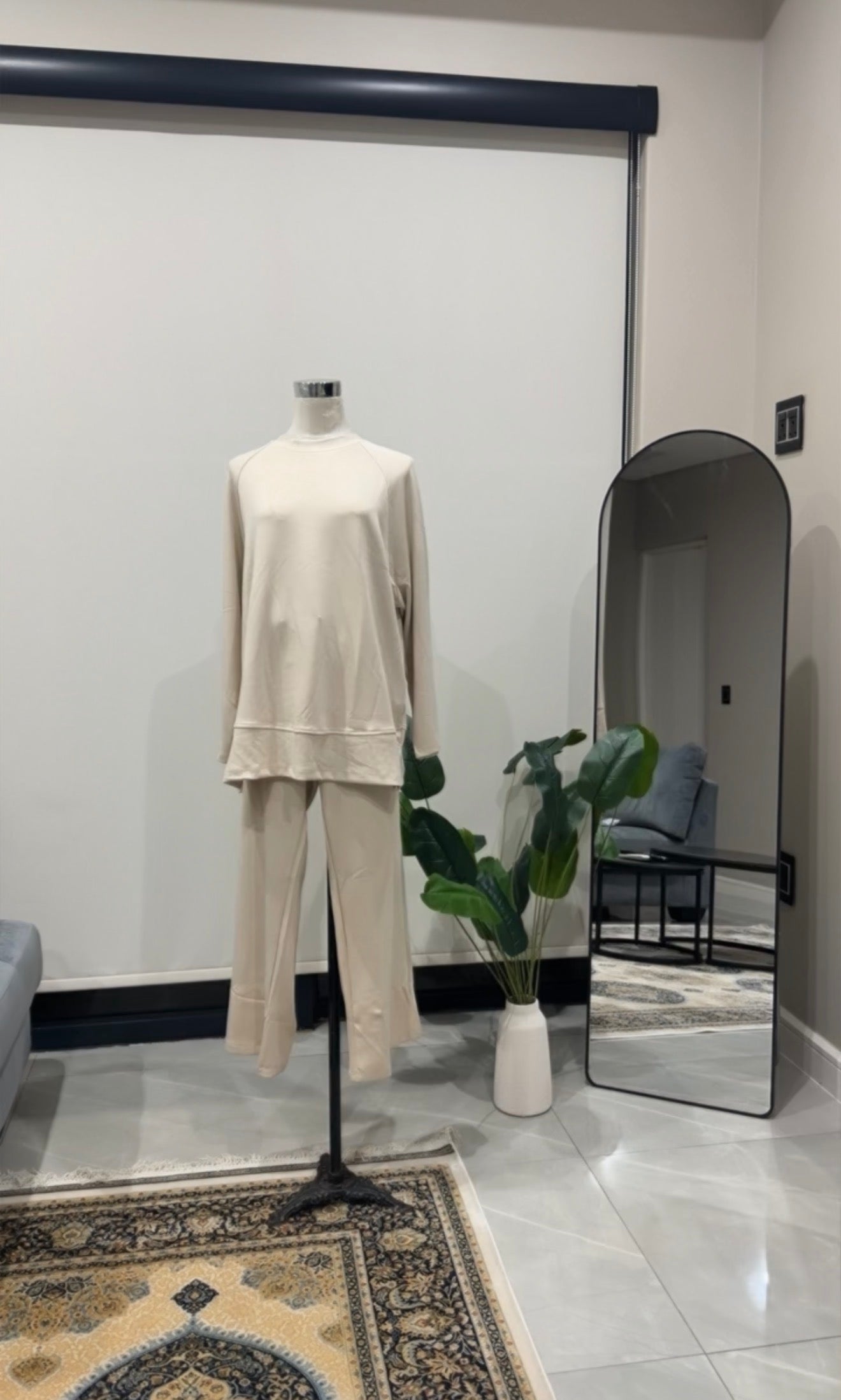 Beige Pant Set