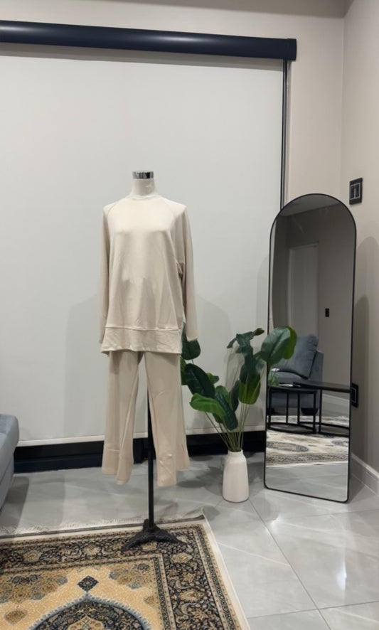 Beige Pant Set