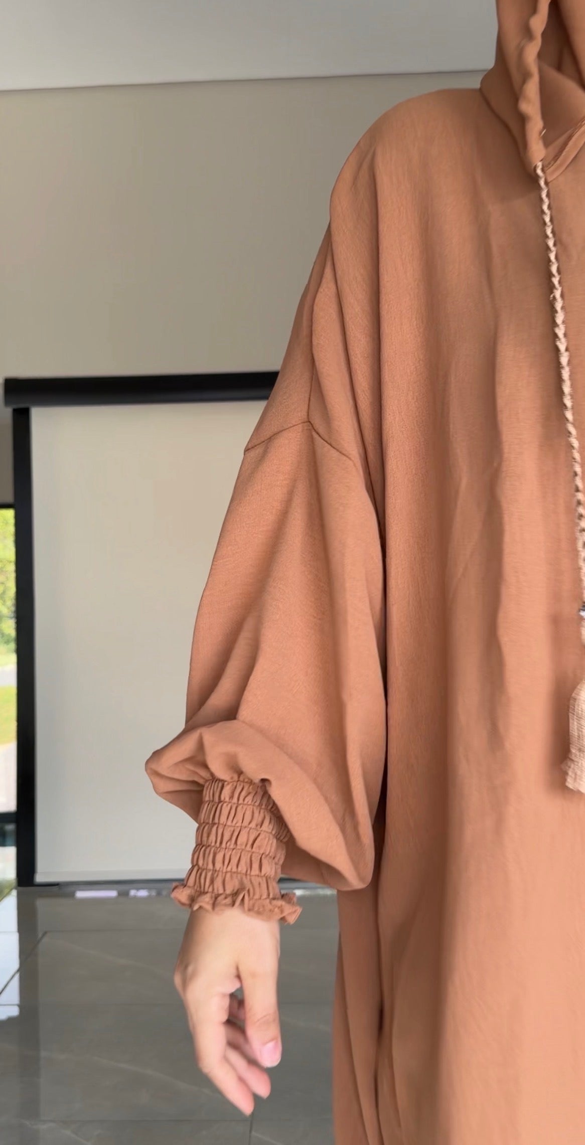 Brown burqa without dots