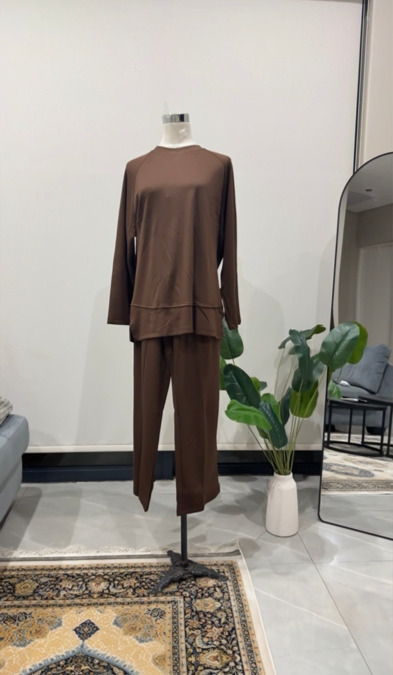 Brown Pant Set
