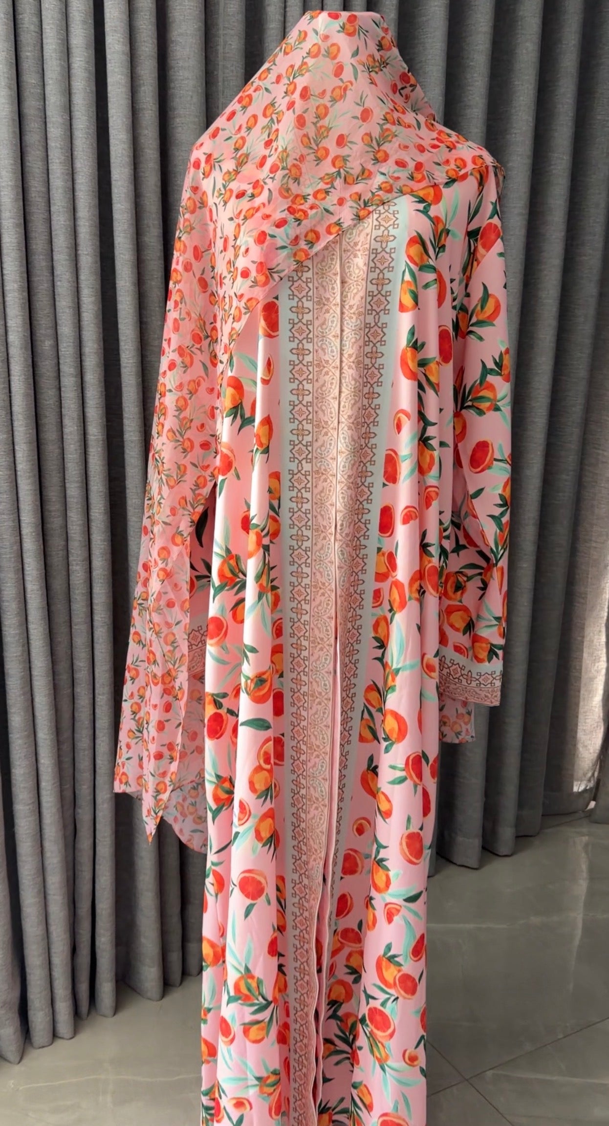 Orange Abayah