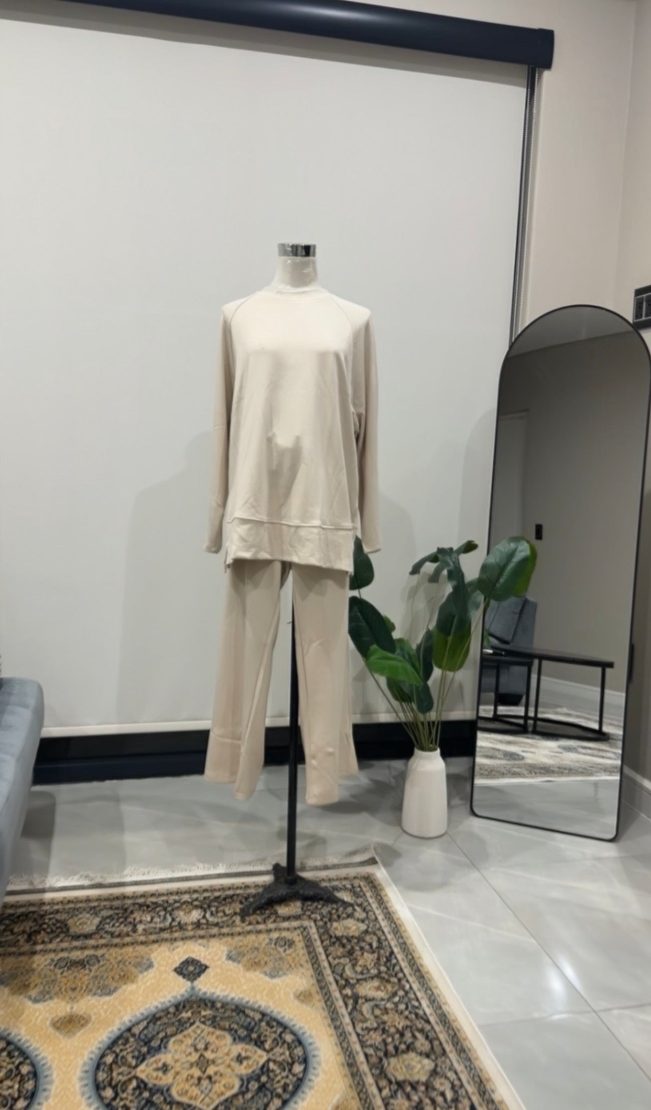 Beige Pant Set