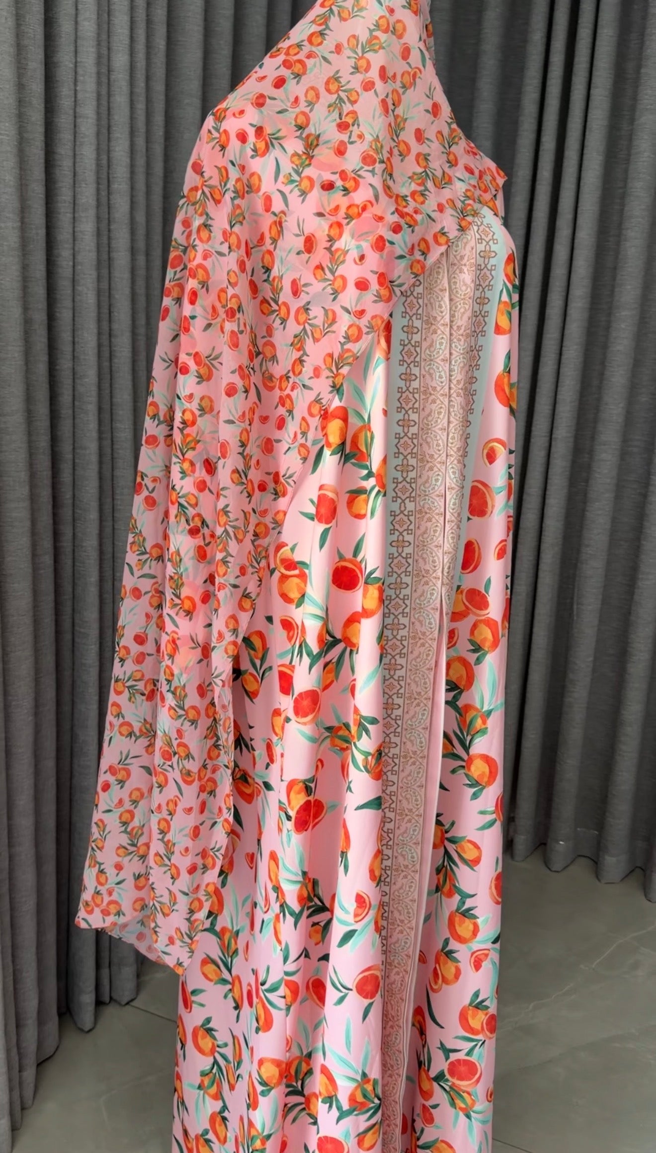 Orange Abayah