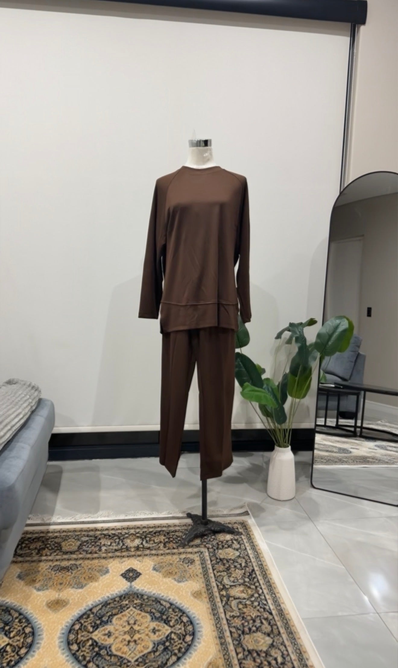 Brown Pant Set