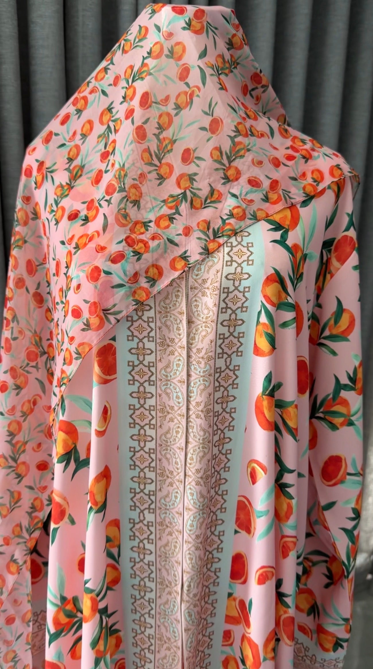 Orange Abayah