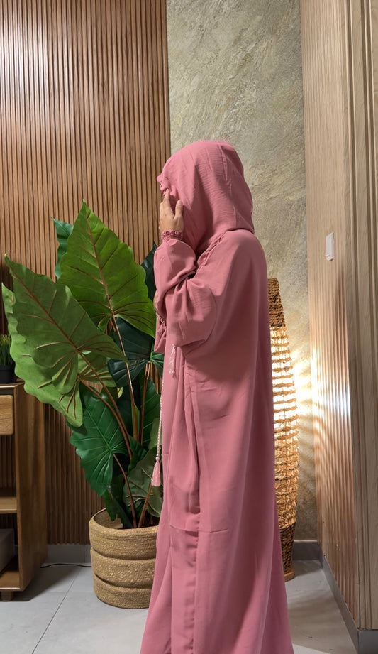 Pink burqa with no dots
