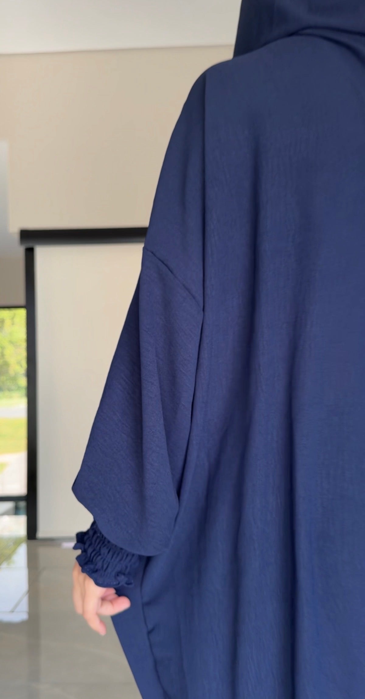 Navy burqa without dots