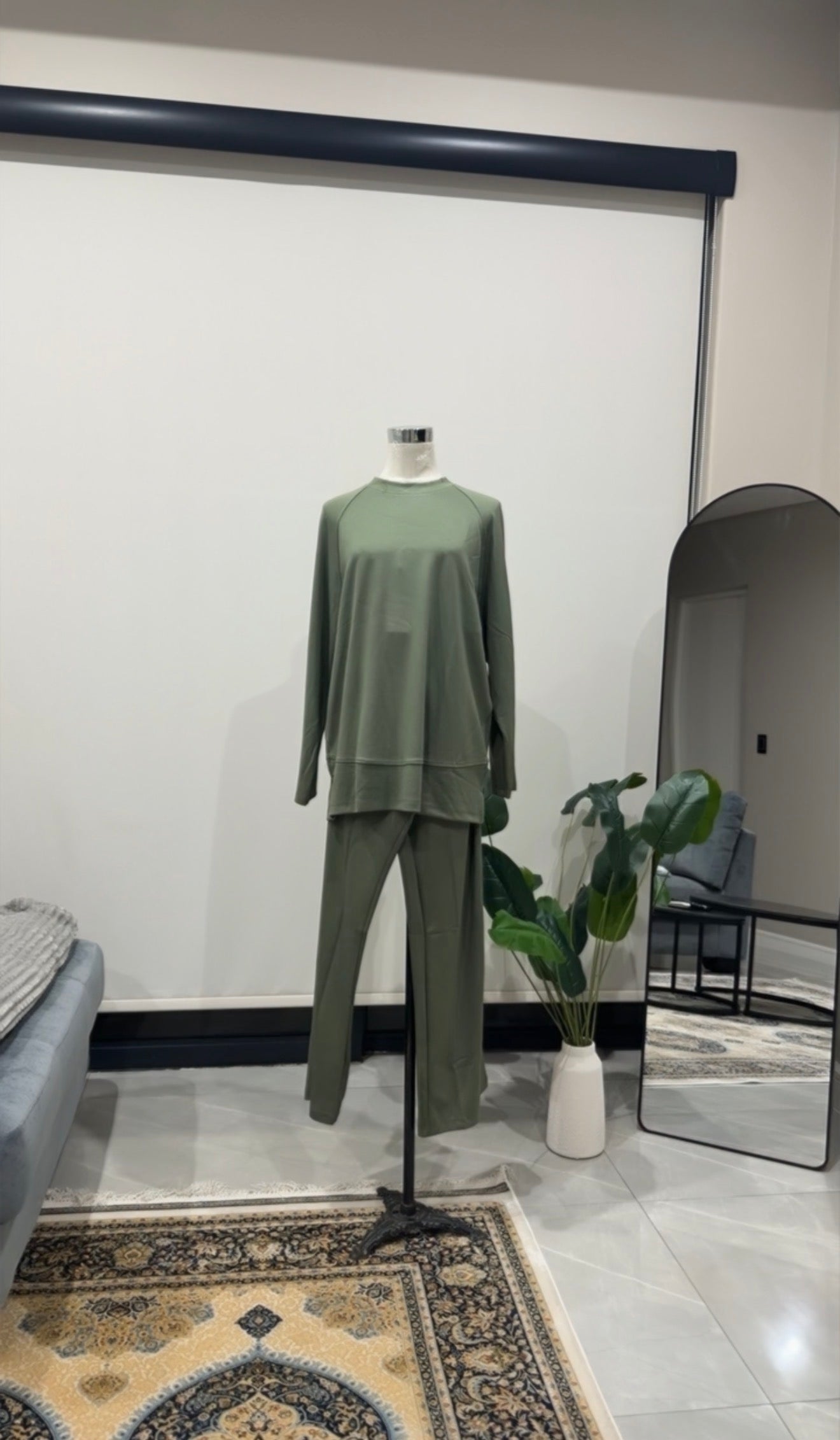 Green Pant Set