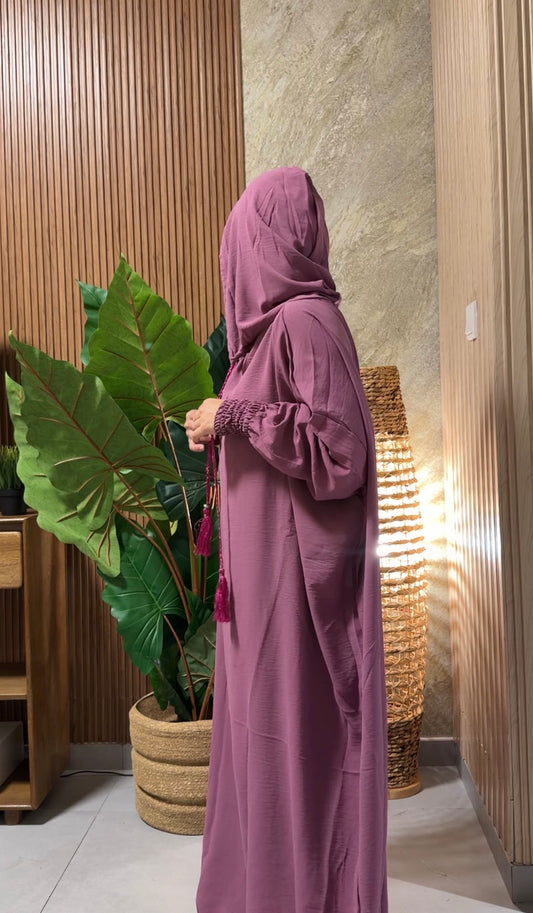 Purple burqa with no dots