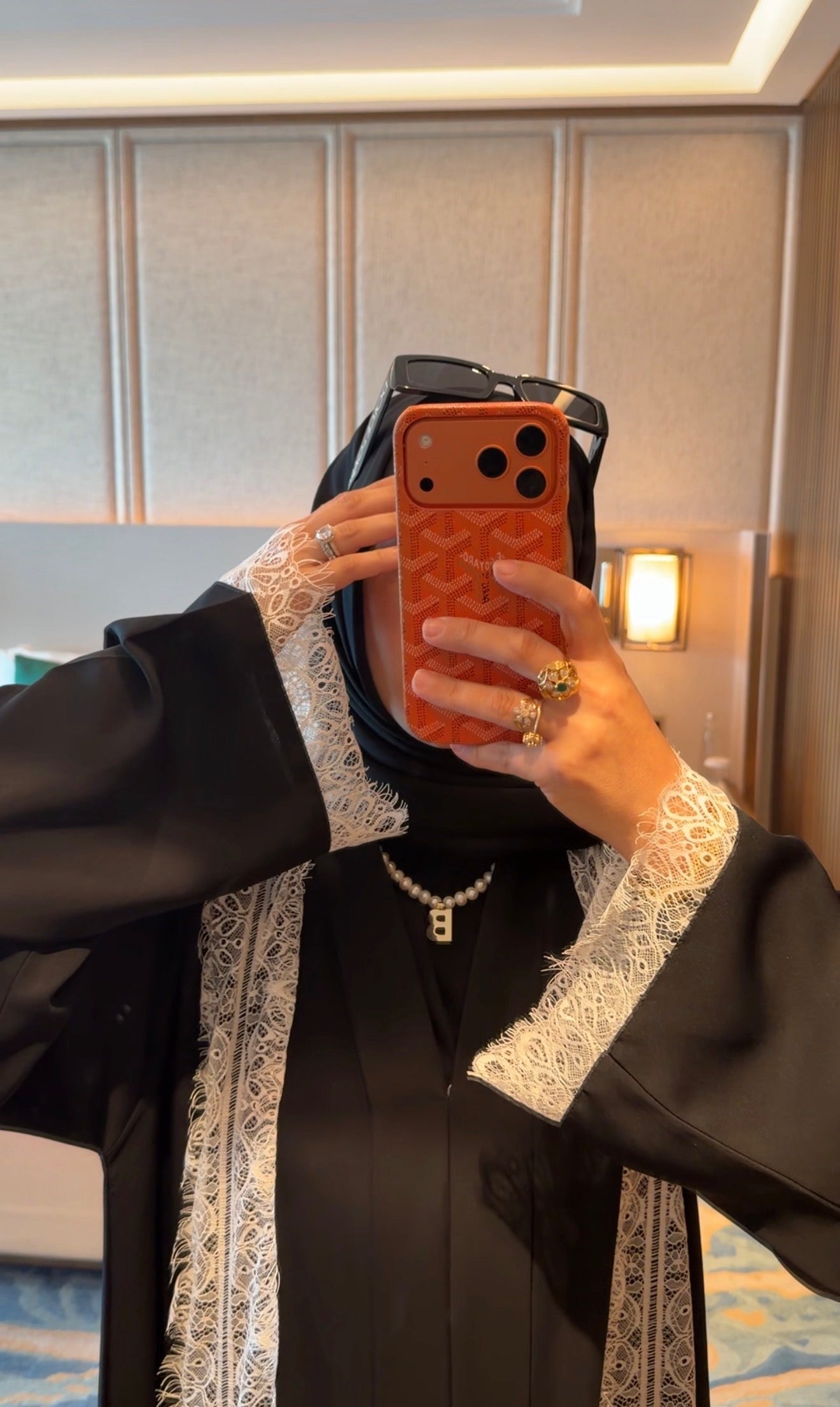 White Lace Abayah Style 2