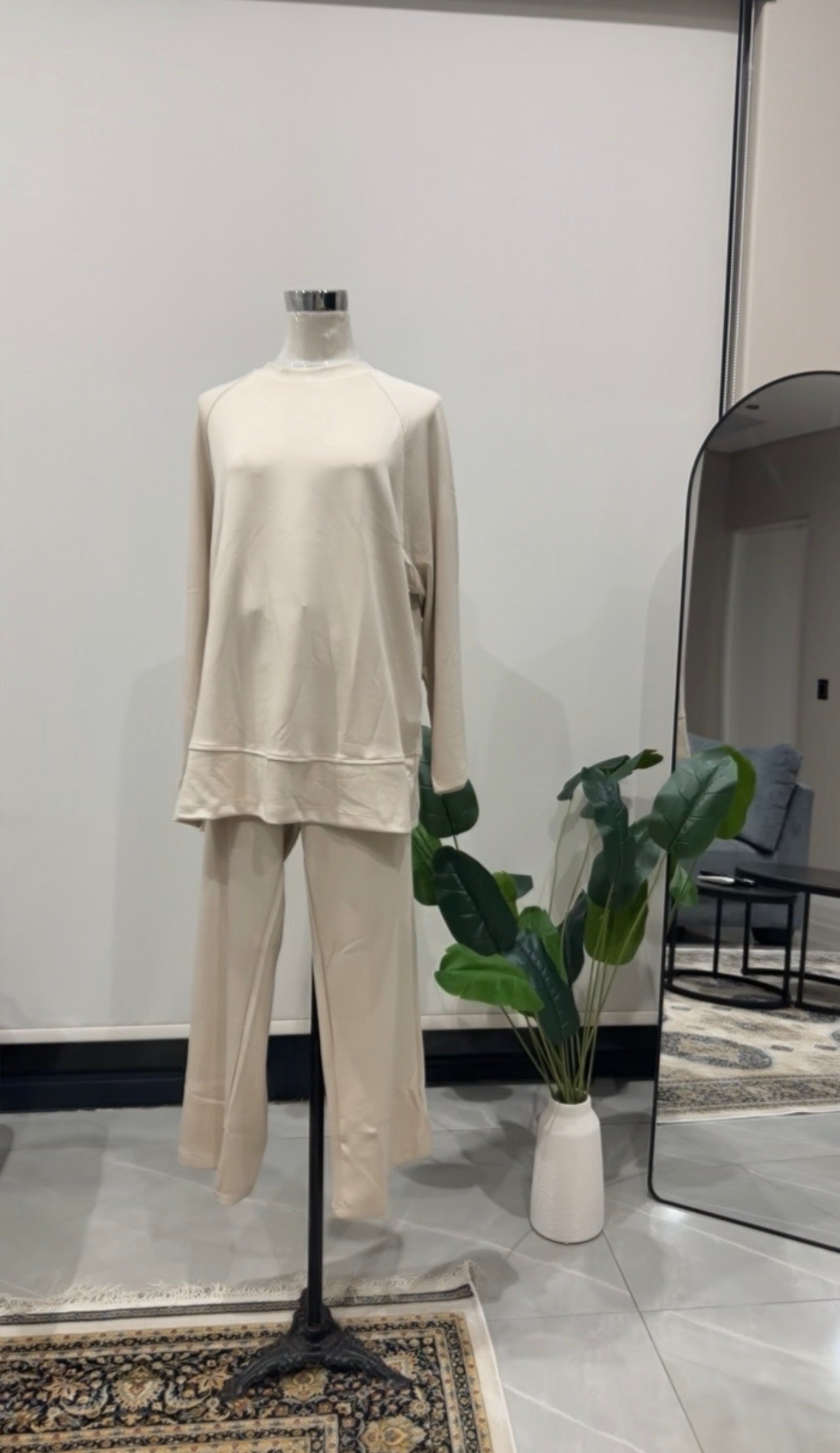 Beige Pant Set