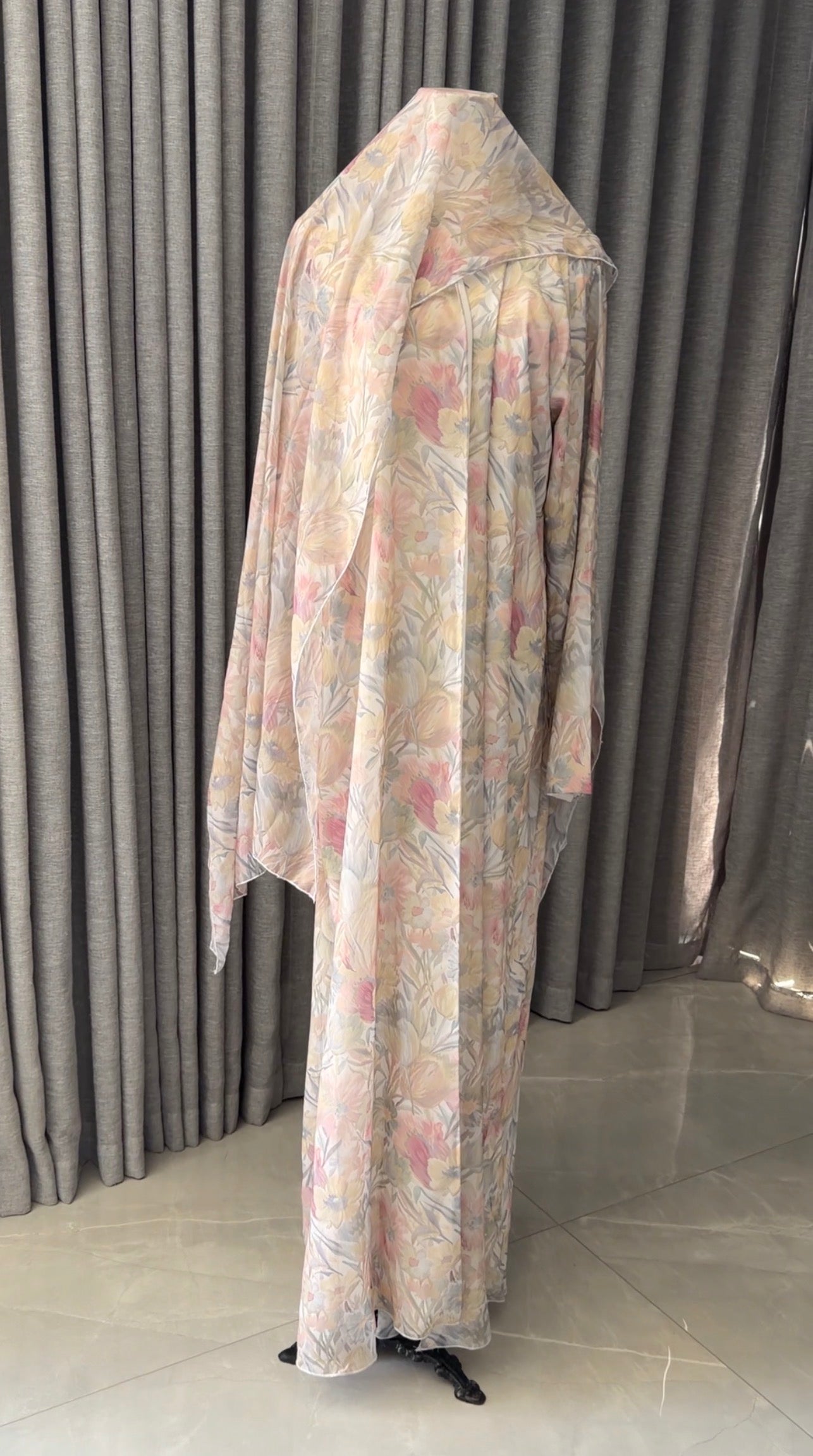 Soft Pastel Colour Abayah