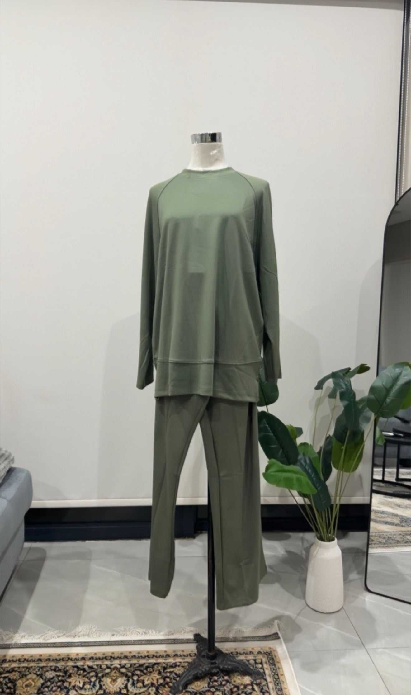 Green Pant Set